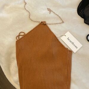 Heartloom beaded halter top from revolve, never worn